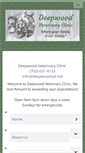 Mobile Screenshot of deepwoodveterinaryclinic.com